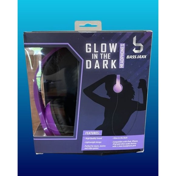 Glow in the Dark, Wired Headphones, Adult, 4 Color Options - Picture 3 of 16